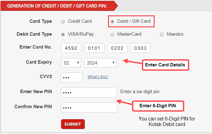 How to Generate Kotak Bank Debit Card PIN: Easy Steps for PIN Generation